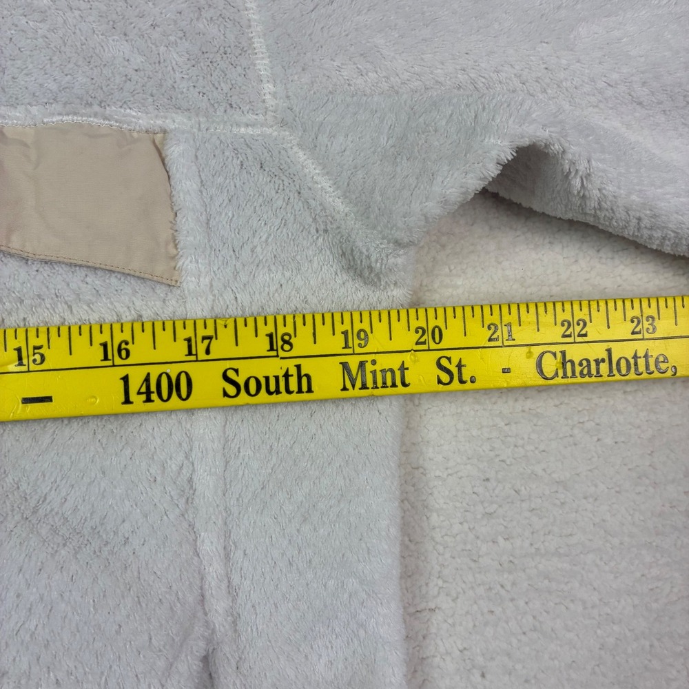 Patagonia Snap T Fleece Pullover Womens Med Jacket White Polartec Quarter Button - Picture 4 of 9